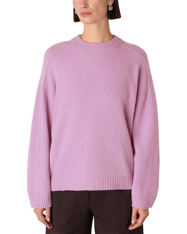 ホイッスルズ レディース アウター ニット・セーター Whistles Dropped Shoulder Sweater Lilac ライラック