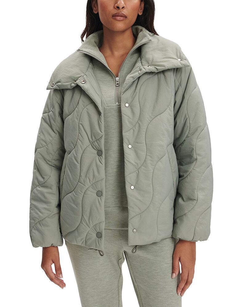 バーレイ レディース アウター ジャケット・ブルゾン キルティング Varley Fabia Quilted Jacket Shadow