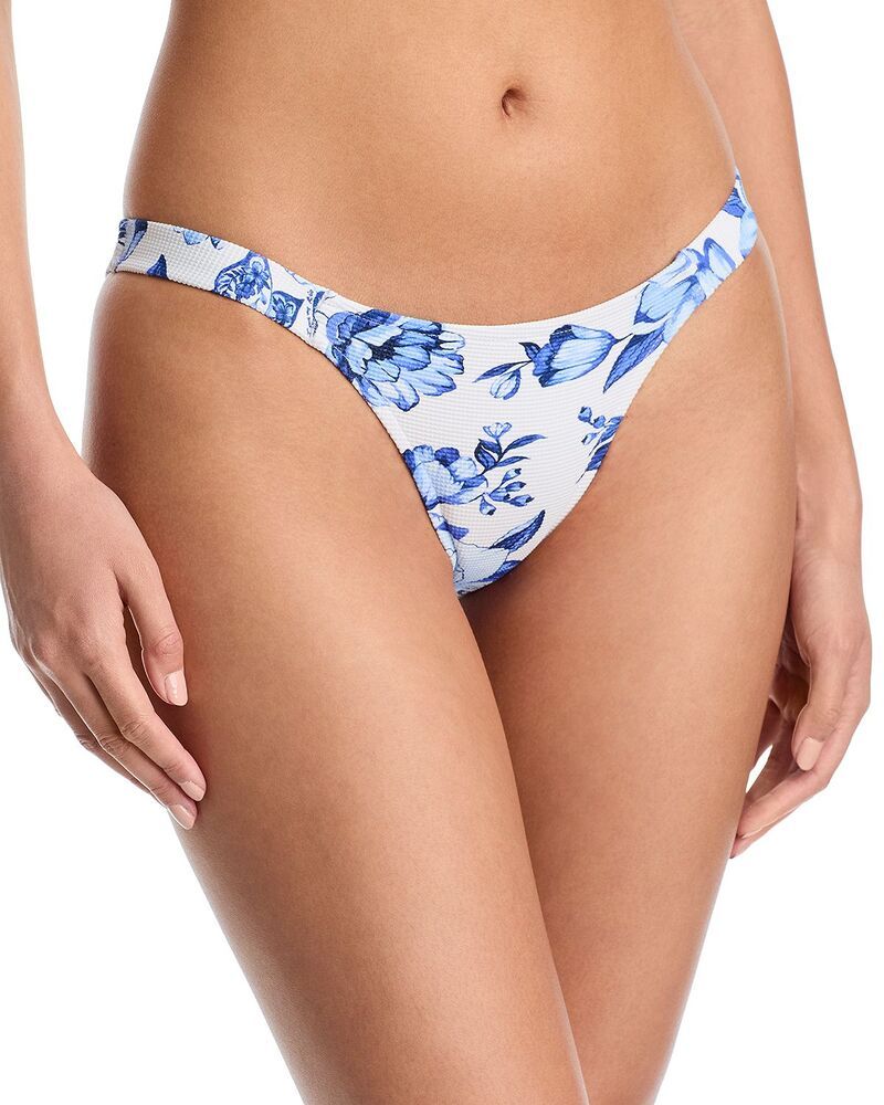 ファーム レディース 水着 ボトムスのみ ローライズ FARM Rio Porcelain Chita Low Rise Bikini Bottom OffWhite オフホワイト