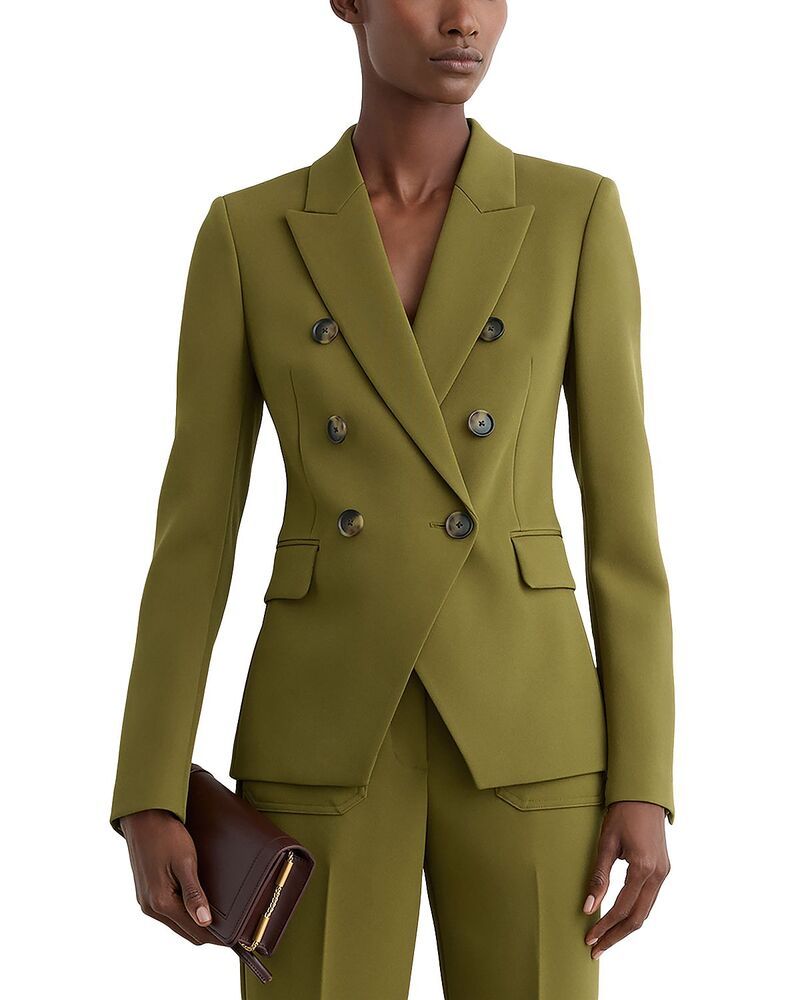 レイス レディース アウター ジャケット・ブルゾン ブレザー REISS Priya Double Breasted Blazer Chartreuse シャルトリューズ