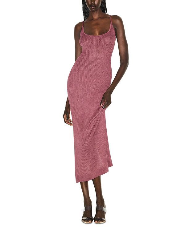 スキムズ レディース トップス ワンピース ミディ シアー ニット SKIMSheer Knit Midi Dress Beet