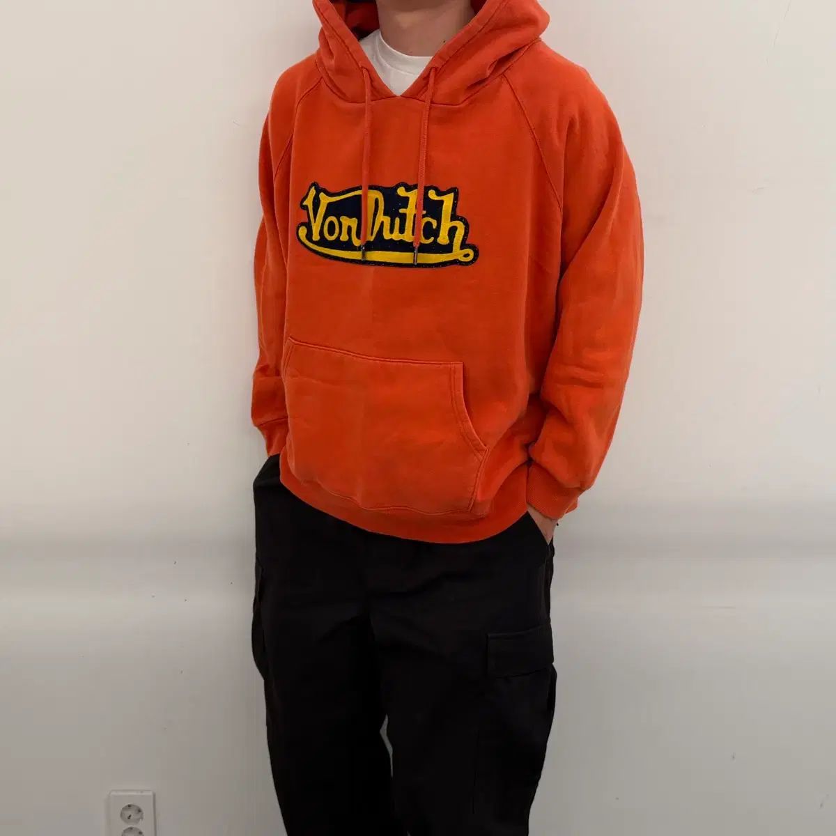 Von Dutch オーバーサイズ フードTシャツ