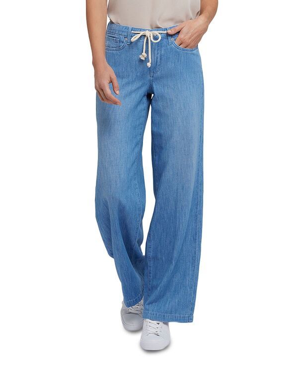 エヌワイディージェイ レディース ボトムス デニムパンツ ワイドレッグ ジーンズ NYDJ Teresa High Rise Wide Leg Jeans in Rivierasky