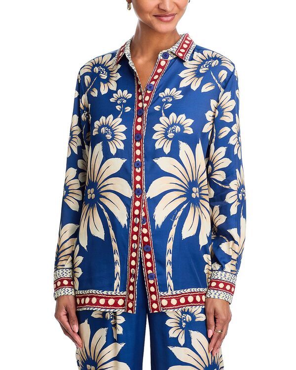 ファーム レディース トップス シャツ FARM Rio Luna Shirt Luna Blue ブルー の商品写真