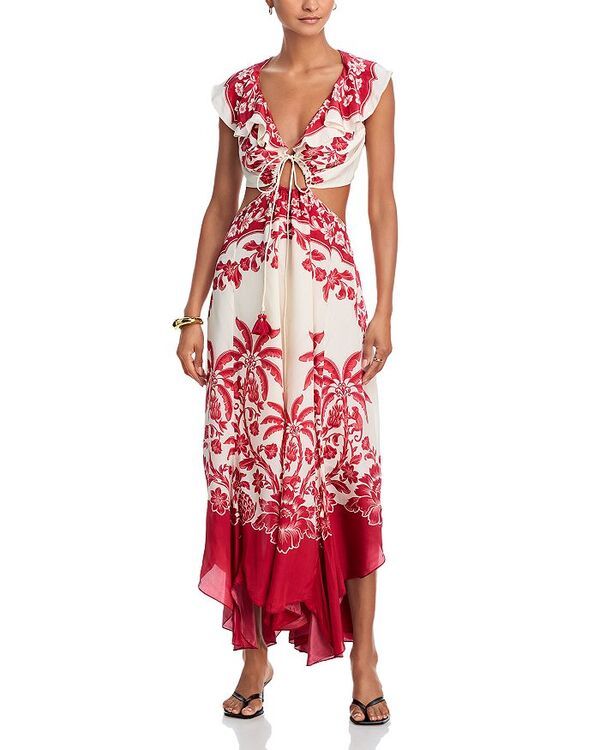 ファーム レディース トップス ワンピース カットアウト FARM Rio Guanacaste Sand Cutout Dress Guanacaste サンド