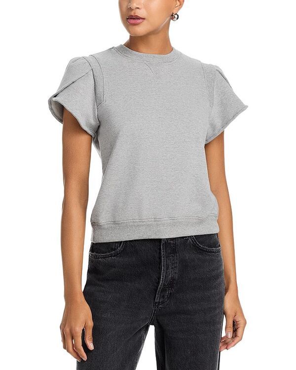 スリーワンフィリップリム レディース トップス シャツ パイル 31 Phillip Lim French Terry Tulip Sleeve Top Grey Melange グレー