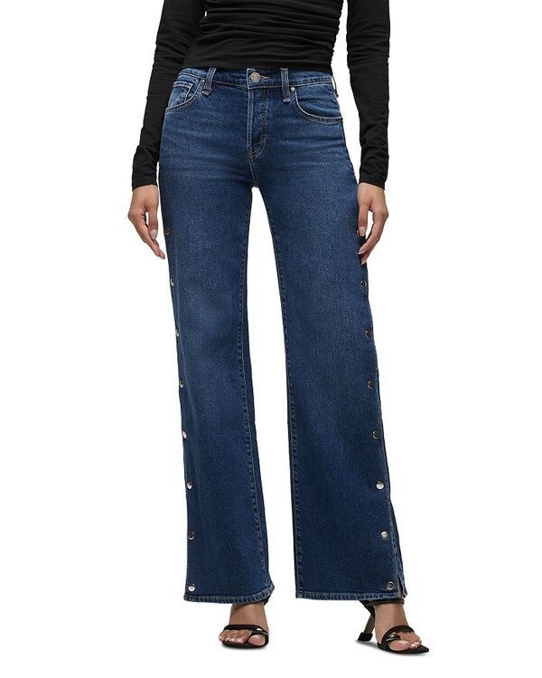 ハドソン レディース ボトムス デニムパンツ ワイドレッグ ジーンズ Hudson Rosie High Rise Wide Leg Jeans in Deep Ray Deep Ray