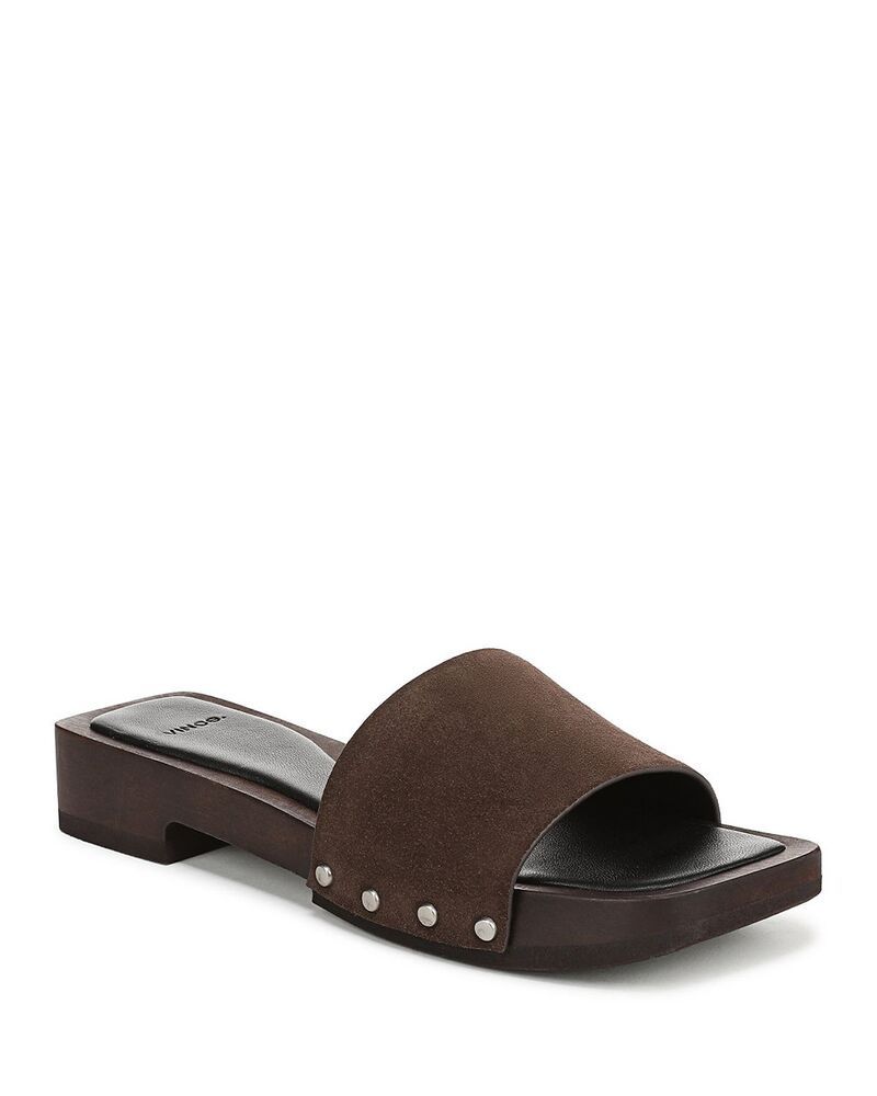 ヴィンス レディース シューズ サンダル Vince Womens Barbara Studded Sandals Dark Mocha モカ