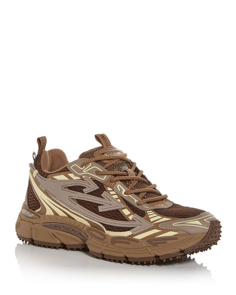 オフホワイト メンズ シューズ スニーカー OffWhite Mens Be Right Back Sneakers Dark Brown ブラウン