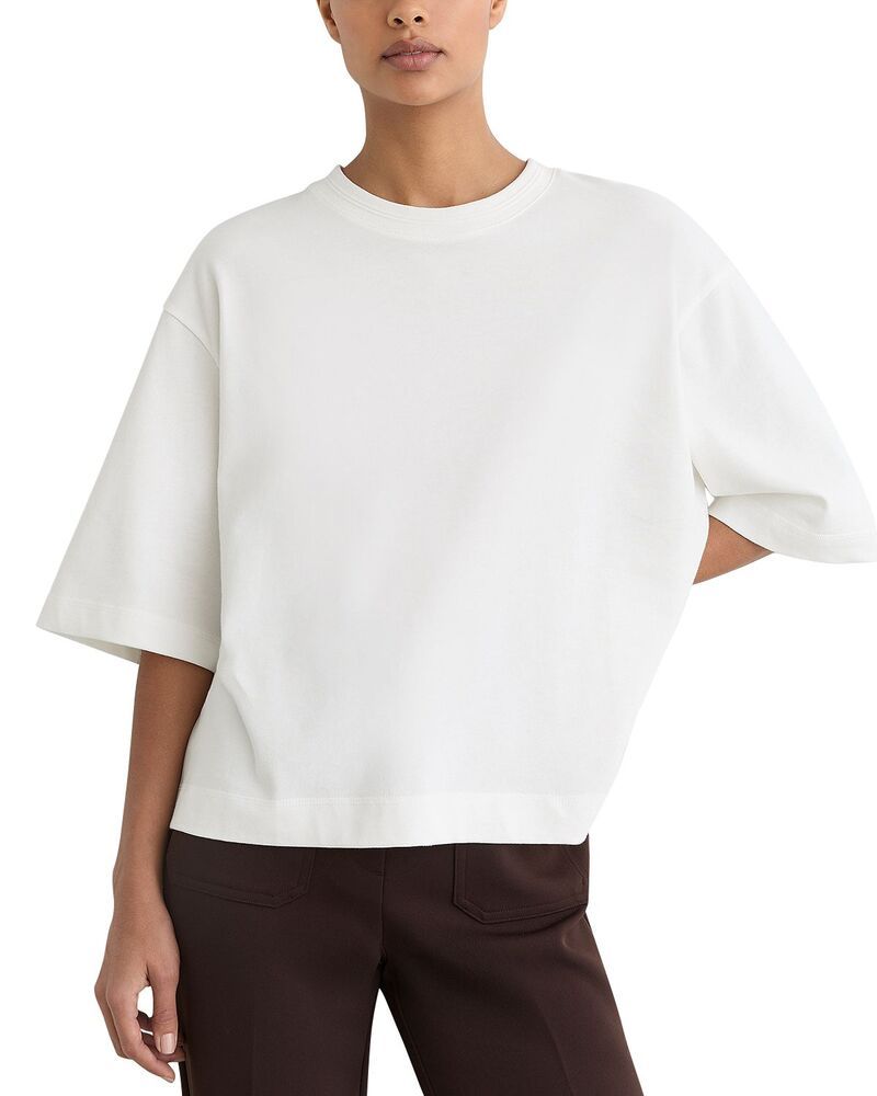レイス レディース トップス Tシャツ REISS Lara Tee White ホワイト