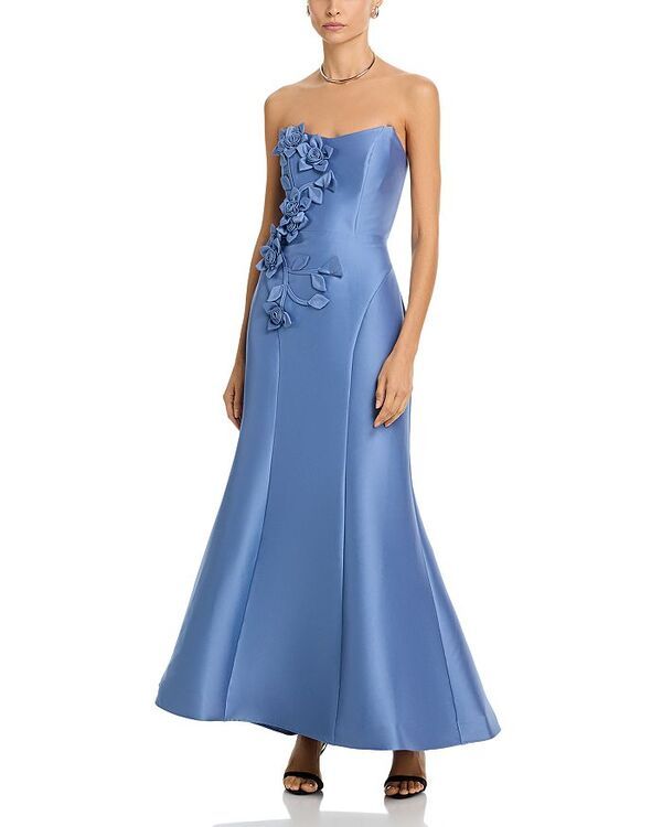 アクア レディース トップス ワンピーストラップレス AQUA Strapless Mikdo Dress Exclusive Blue ブルー
