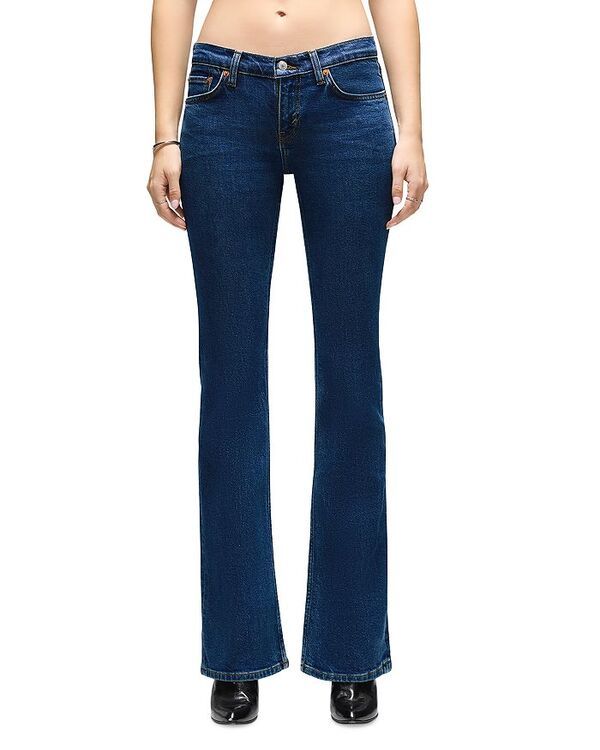 リダン レディース ボトムス デニムパンツ ローライズ ブーツ ジーンズ REDONE Low Rise Micro Bootleg Jeans in Rustic Indigo Rustic Indigo インディゴ