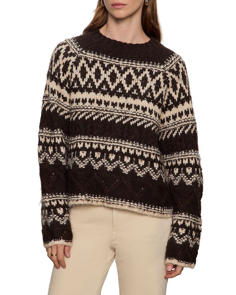 サンクチュアリー レディース アウター ニット・セーター クルーネック Sanctuary Fair Isle Crewneck Sweater Semi Sweet Multi マルチカラー