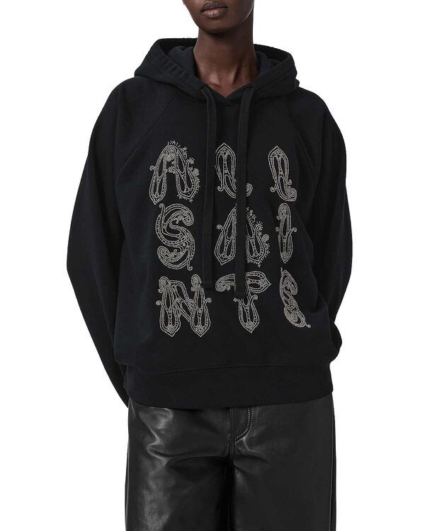 オールセインツ レディース アウター パーカー・スウェット ALLSAINTS Ella Talon Hoodie Black ブラック