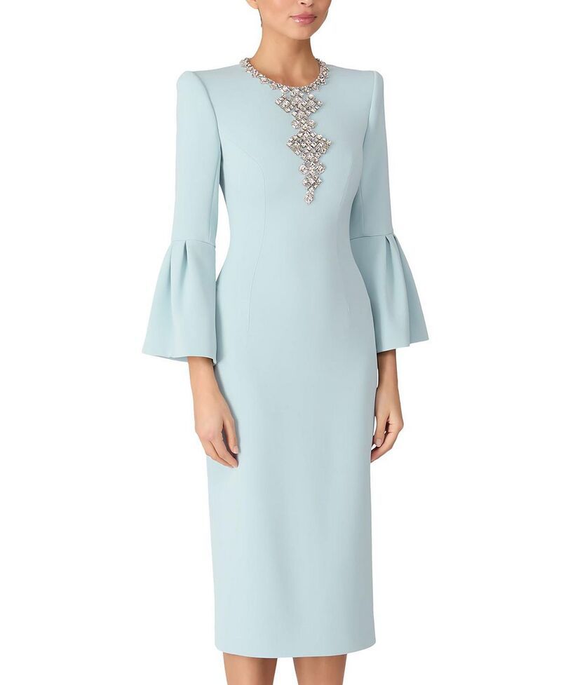 ジェニー・パッカム レディース トップス ワンピース ミディ ベルスリーブ Jenny Packhamargoni BellSleevembellished Midi Dress Porcelain