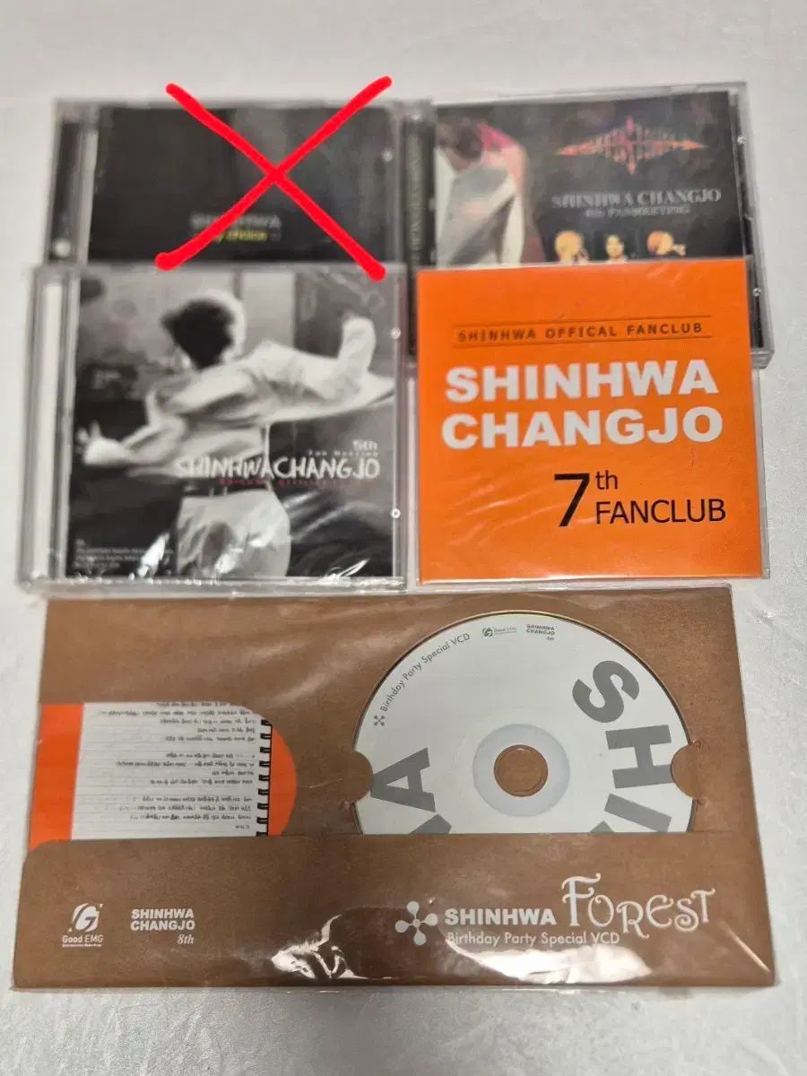SHINHWA(神話) チャンジョ(CHANGJO) ファンクラブ グッズ アルバム VCD セット