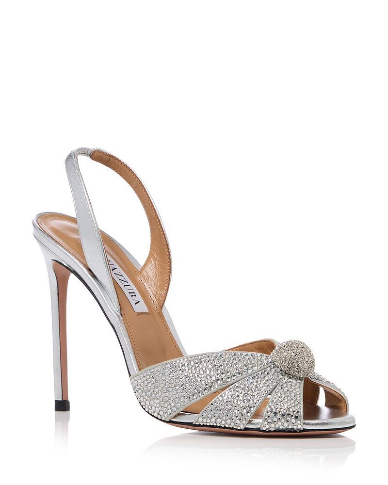 アクアズーラ レディース シューズ サンダル Aquazzura Womens Italian Flirt Sandalsilver シルバー 248,310円