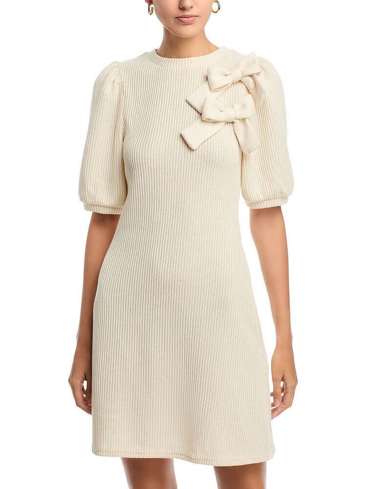 エリアスターズ レディース トップス ワンピース ニット Area Stars Double Bow Knit Dress Ivory アイボリー