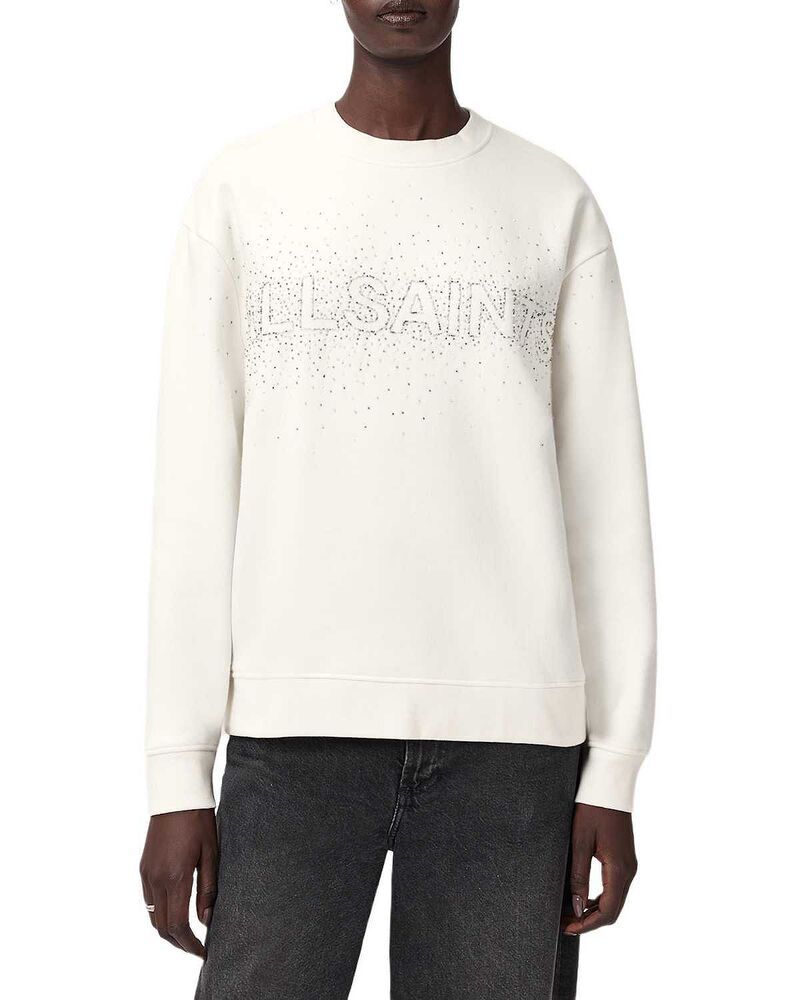 オールセインツ レディース アウター パーカー・スウェット シャツ ALLSAINTSprinkletta Sweatshirt White ホワイト