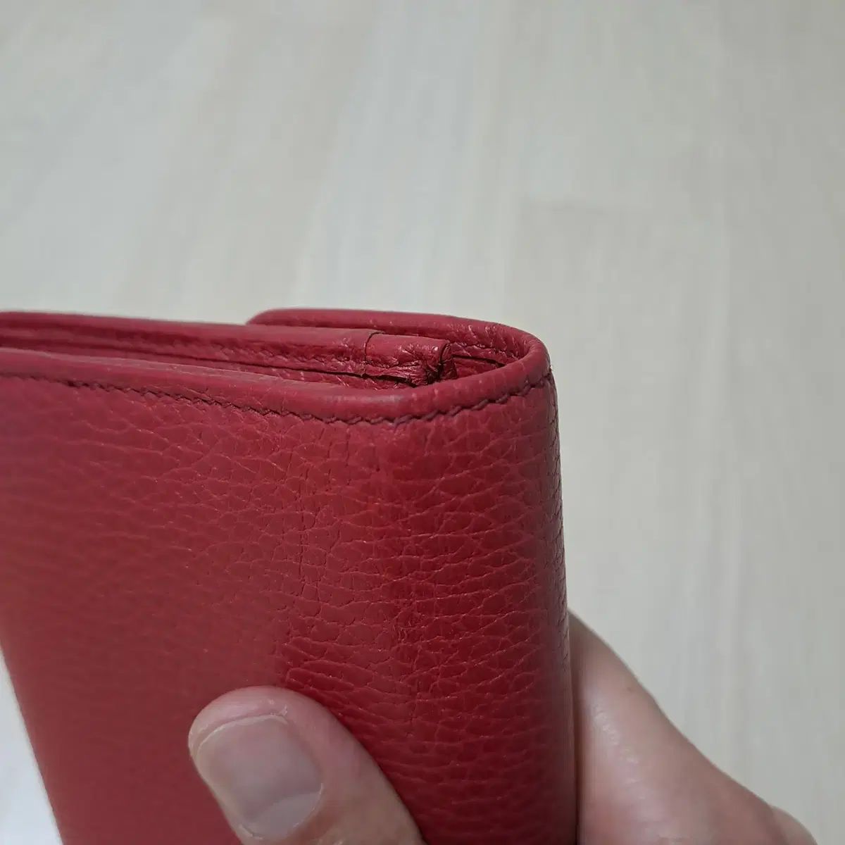 100%/正規品 グッチ インターロッキング GG 長財布 レッド