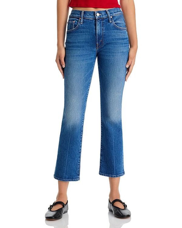 マザー レディース ボトムス デニムパンツ プチ ジーンズ MOTHER Petites Lil Insider High Rise Crop Jeans in Getwo Birdstoned Getwo Birdstoned
