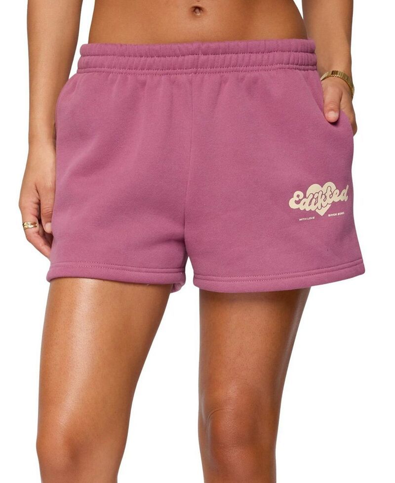 アディクテッド レディース ボトムス ハーフパンツ・ショーツ ショートパンツ WeRedikted Sweat Shorts Mauve