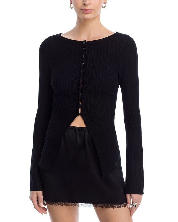 フリーピープル レディース アウター カーディガン クルーネック セーター Free Peopleast Side Crewneck Cardigan Sweater Black ブラック 20,335円
