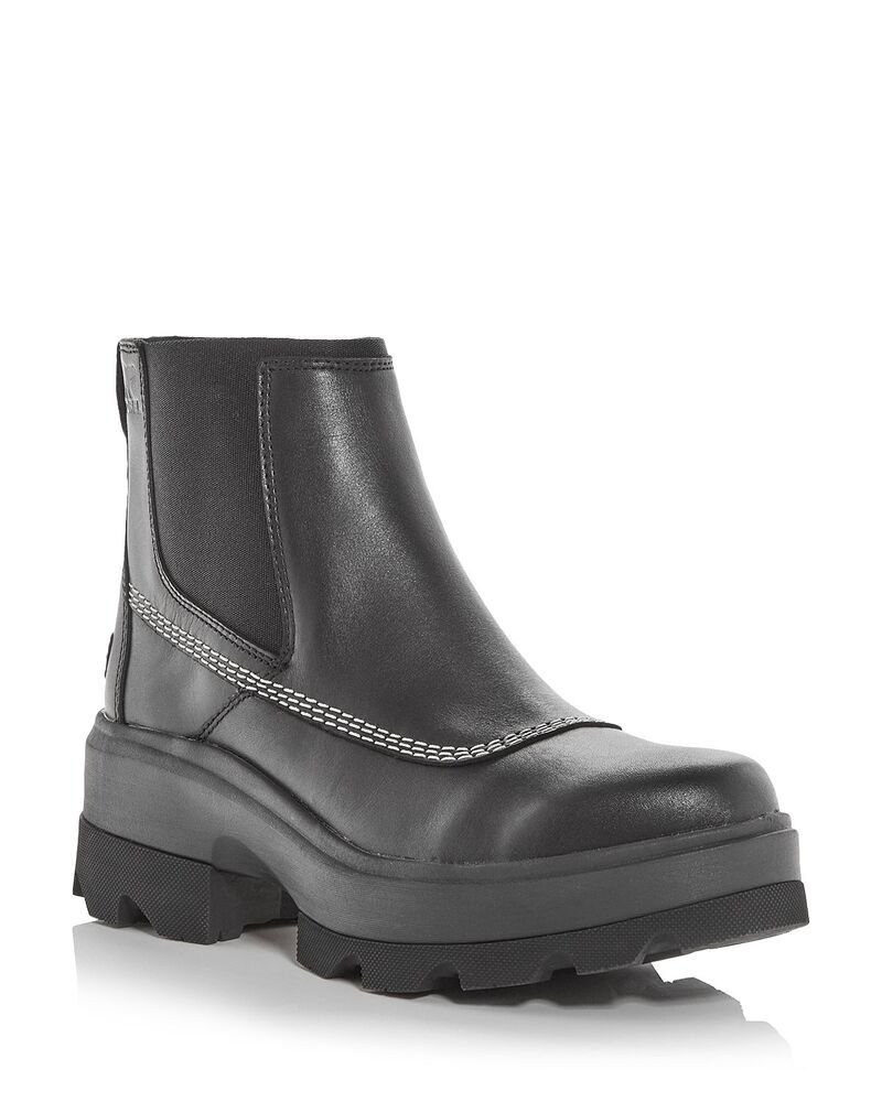 ソレル レディース シューズ ブーツ・レインブーツ チェルシーブーツ プラットフォーム チェルシー Sorel Womens JOAN FRWD Platform Chelsea Boots BlackBleached Ceramic ブラック 15,961円