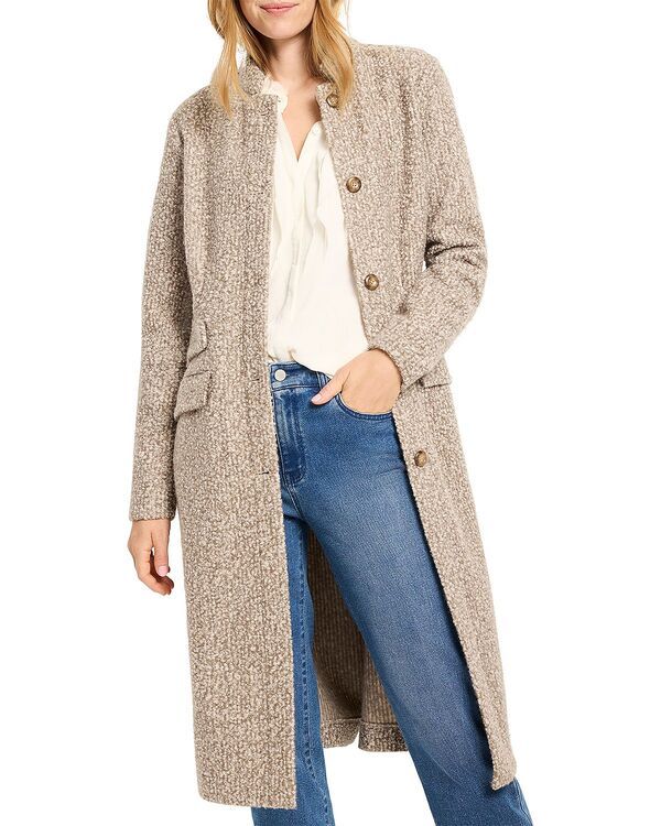 ニックプラスゾーイ レディース アウター コート ツイード NICZOE Sherpa Tweed Top Coat Neutral Multi マルチカラー