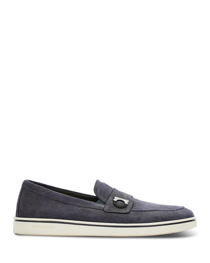 フェラガモ メンズ シューズ スリッポン・ローファー スエード FERRAGAMO Mensuede Loaferstromboli