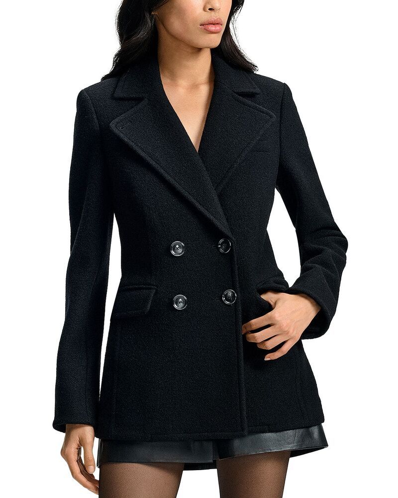 ヴェロニカ ベアード レディース アウター コート ウール Veronica Bearduran Wool Coat Black ブラック
