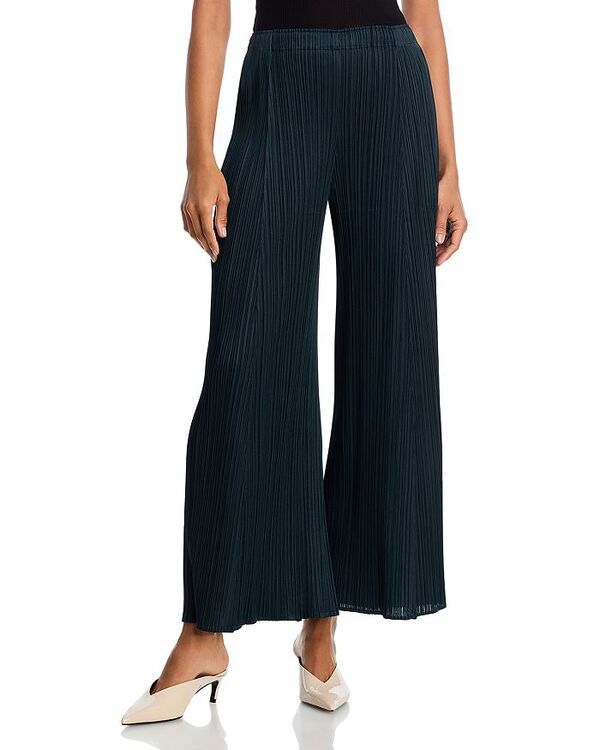 プリーツ プリーズ イッセイ ミヤケ レディース ボトムス カジュアルパンツ ワイドレッグ PLEATS PLEASE ISSEY MIYAKE Pliss Wide Leg Pants Charcoal チャコール