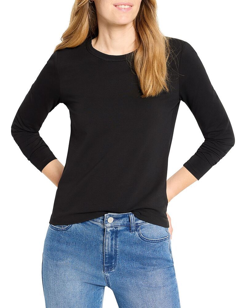 ニックプラスゾーイ レディース トップス シャツ ニット NICZOE Perfect Knit Long Sleeve Top Black Onyx ブラック