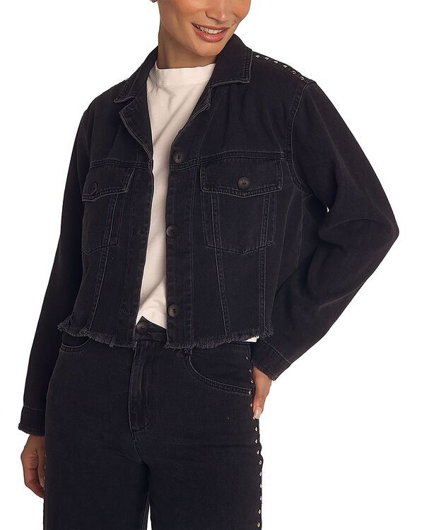 ベラダール レディース アウター ジャケット・ブルゾン デニム Bella Dahl Studdedenim Jacket Moon Shadow デニム