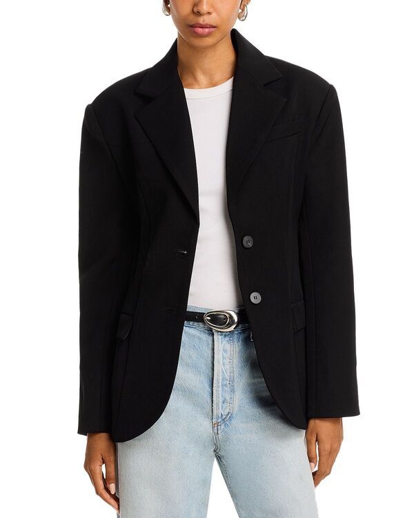 ラインアンドドット レディース アウター ジャケット・ブルゾン ブレザー Line Dot Ida Hourglass Blazer Black ブラック
