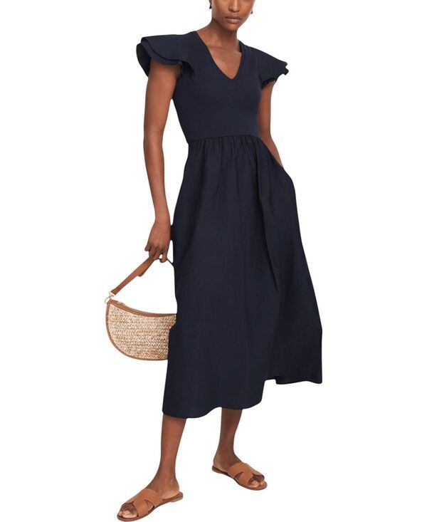 ミルトンベルベット レディース トップス ワンピース ミディ ジャージー Mint Velvet Womens Jersey Midi Dress Navy ネイビー