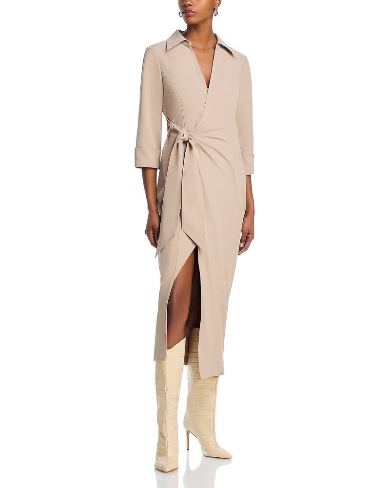 サンク ア セプト レディース トップス ワンピース Cinq Sept Cayleigh Dress Khaki カーキ