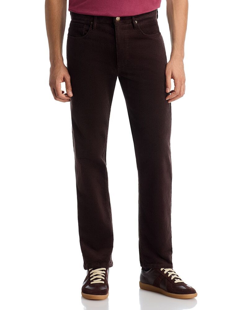 マリーン レイヤー メンズ ボトムス カジュアルパンツ Marine Layer 5 Pocket Flex Cordslim Straight Fit Pants Dark Brown ブラウン