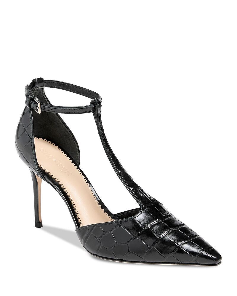 サンク ア セプト レディース シューズ パンプス Cinq Sept Womens Clara T Strapumps Black ブラック