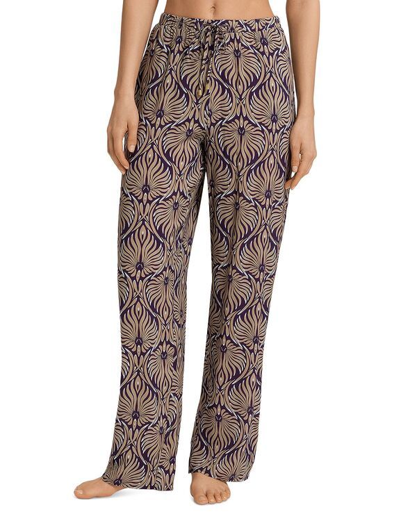 ハンロ レディース アウター パーカー・スウェット パンツ Hanro Sleep Lounge Drawstring Pajama Pants Amethyst Damask