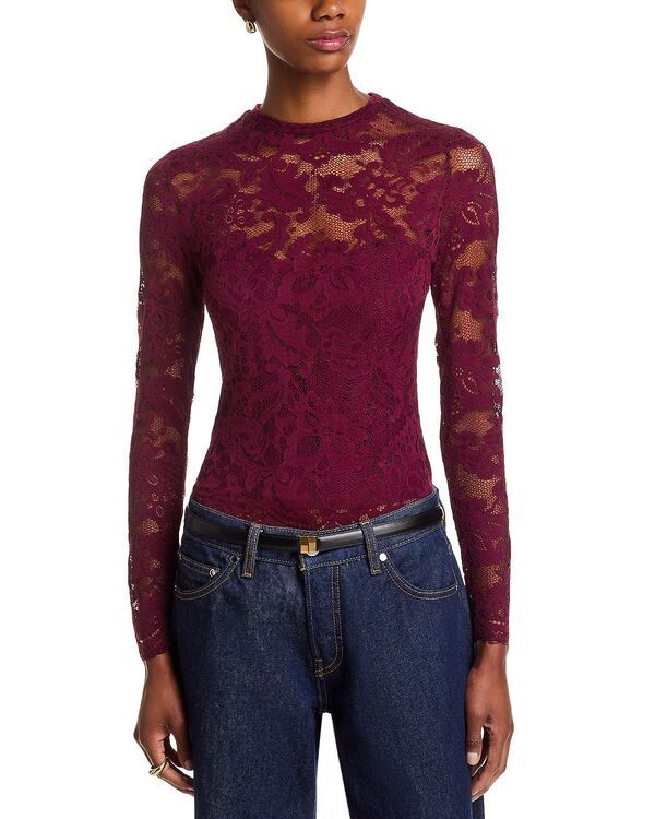 ジェネレーションラブ レディース トップス シャツ レース Generation Love Clayton Lace Top Cabernet