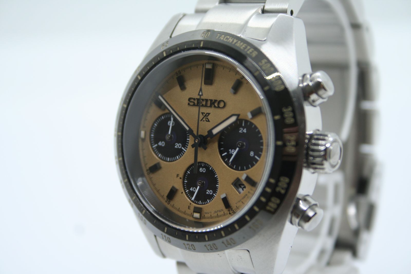 【美品 保証付 動作品】SEIKO Prospex セイコー プロスペックス Speed Timer V192-0AF0 Chronograph Solar Quartz クォーツ Date Mens#T513