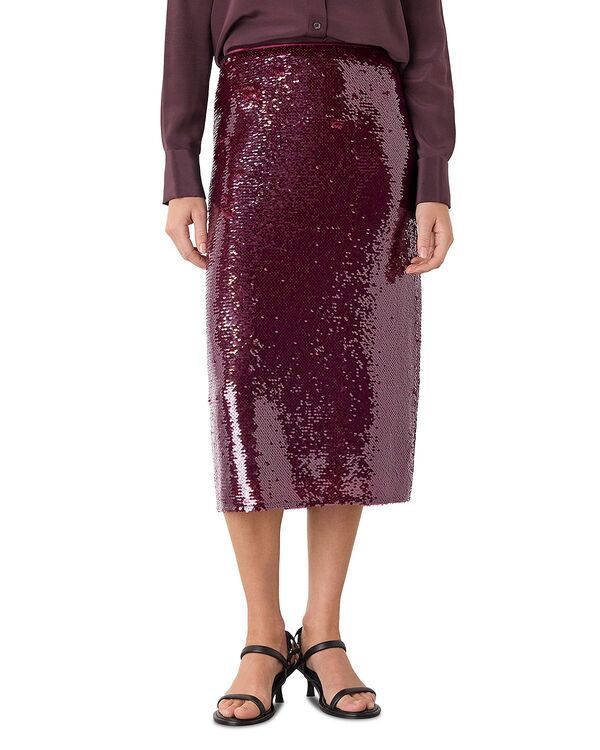 ホイッスルズ レディース ボトムスカート ミディ スパンコール Whistlesequin Midi Skirt Merlot 29,120円