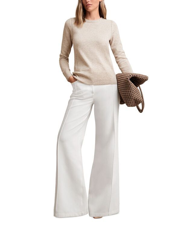 レイス レディース アウター ニット・セーター クルーネック REISS Crewneck Sweater Oatmeal Neutral オートミール