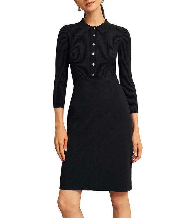ホッブスロンドン レディース トップス ワンピース ニット HOBBS LONDON Blanche Knittedress Hobbs Black ブラック