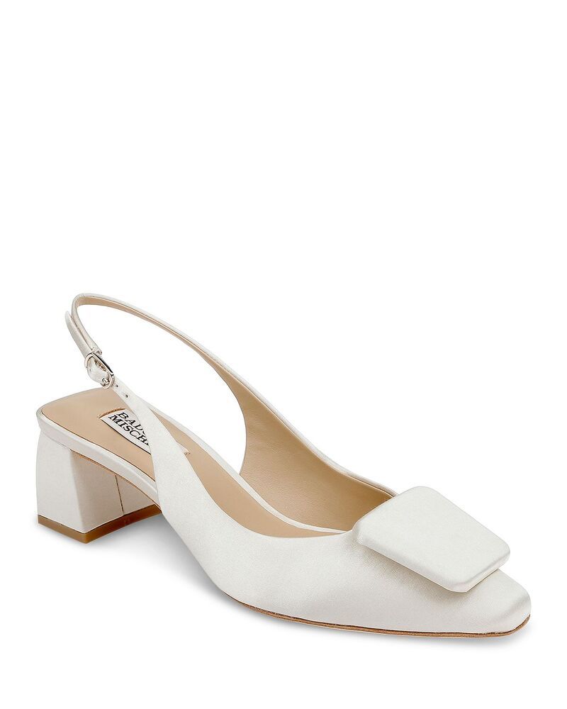 バッジェリーミシュカ レディース シューズ パンプス Badgley Mischka Womens Gracen Pumps Ivory Satin アイボリー