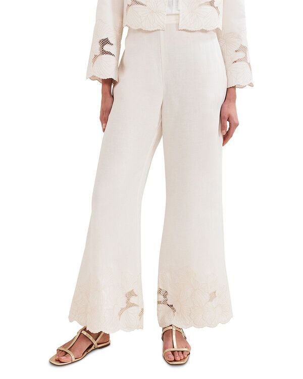 フェイズ・エイト レディース ボトムス カジュアルパンツ Phaseight Svea Trousers Ivory アイボリー