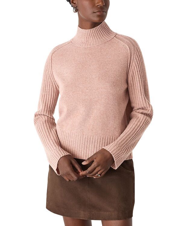 ホイッスルズ レディース アウター ニット・セーター スタンドネック ウール Whistles Funnel Neck Wool Sweaterose
