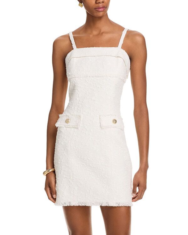 ジェネレーションラブ レディース トップス ワンピース ツイード Generation Love Bonnie Tweedress White ホワイト
