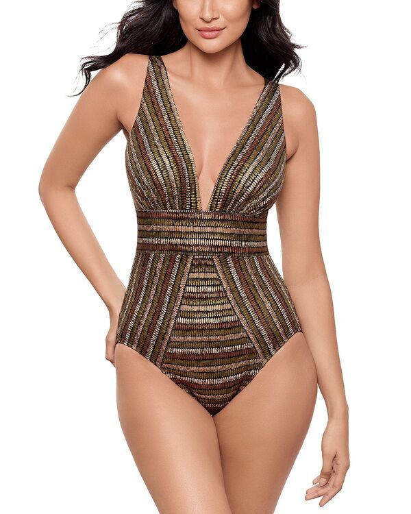 ミラクルスーツ レディース 水着 上下セット Miraclesuit Sparkle Sands Odyssey One Piece Swimsuit BlackMulti ブラック